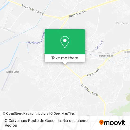 O Carvalhais Posto de Gasolina map