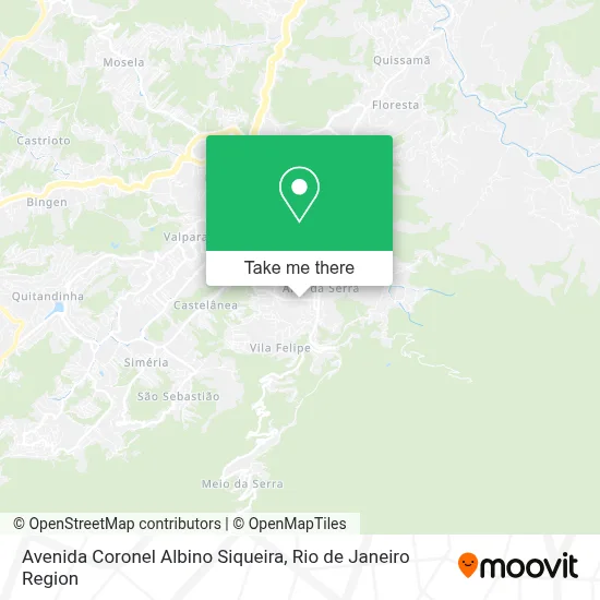 Avenida Coronel Albino Siqueira map