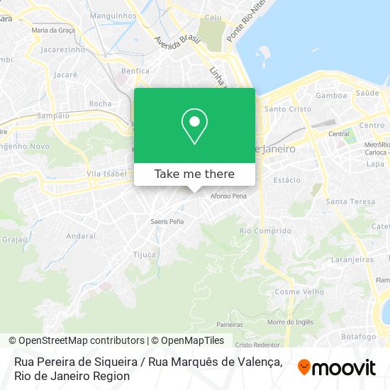 Rua Pereira de Siqueira / Rua Marquês de Valença map
