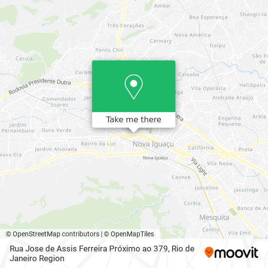 Rua Jose de Assis Ferreira Próximo ao 379 map