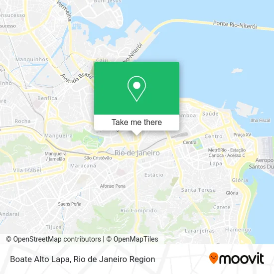 Boate Alto Lapa map