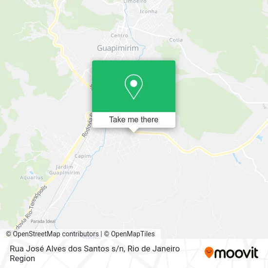 Rua José Alves dos Santos s/n map