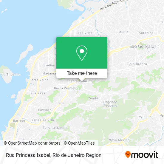 Rua Princesa Isabel map