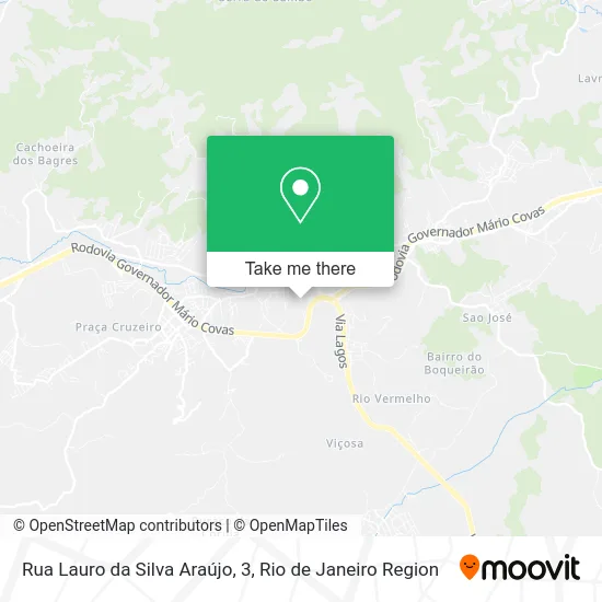 Rua Lauro da Silva Araújo, 3 map