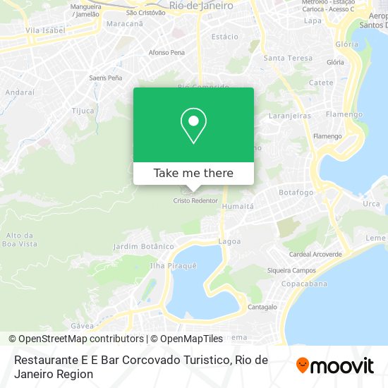 Mapa Restaurante E E Bar Corcovado Turistico
