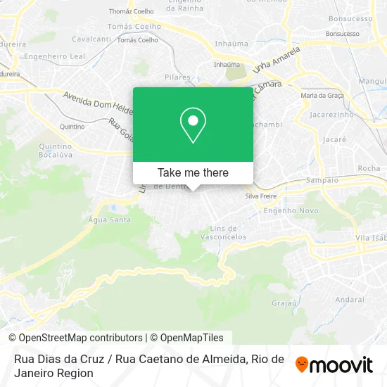 Rua Dias da Cruz / Rua Caetano de Almeida map