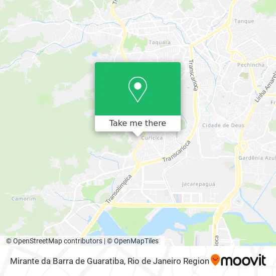 Mirante da Barra de Guaratiba map