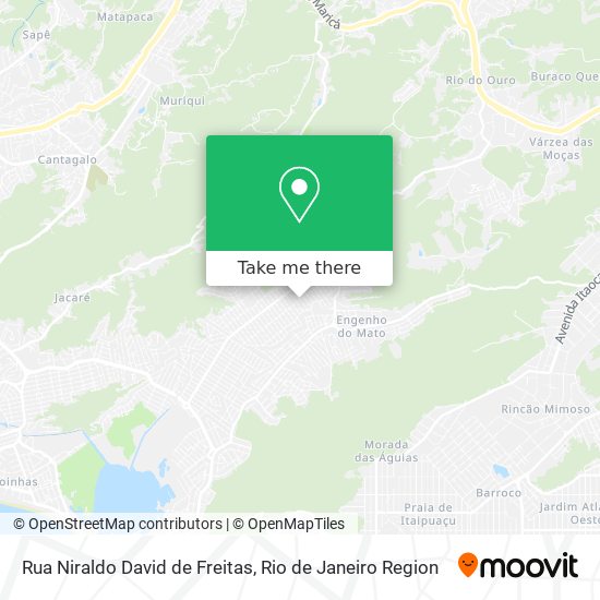 Rua Niraldo David de Freitas map