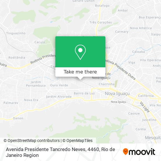 Mapa Avenida Presidente Tancredo Neves, 4460