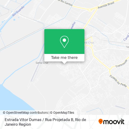 Mapa Estrada Vítor Dumas / Rua Projetada B