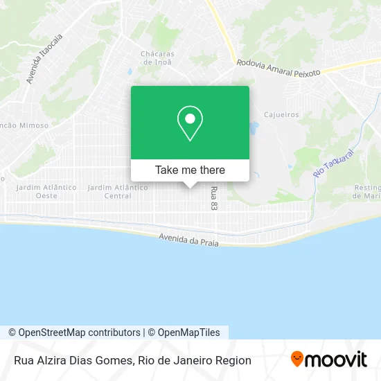 Rua Alzira Dias Gomes map