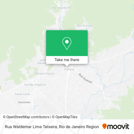 Rua Waldemar Lima Teixeira map