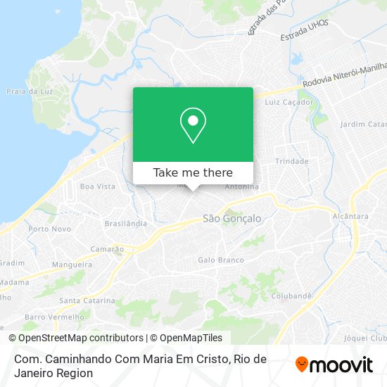 Com. Caminhando Com Maria Em Cristo map