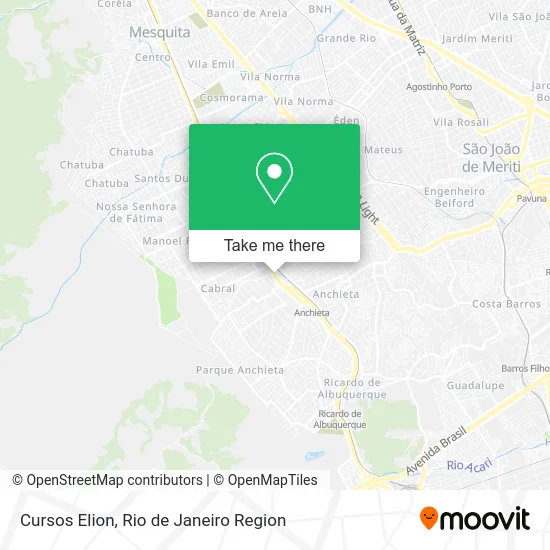 Cursos Elion map