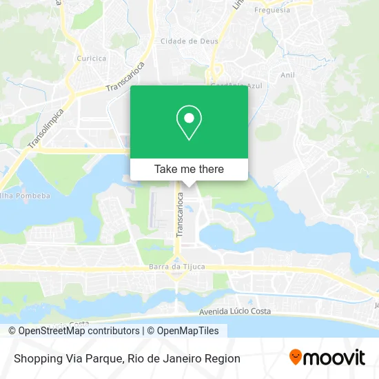 Shopping Via Parque map
