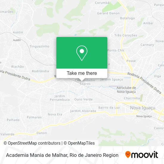 Academia Mania de Malhar map