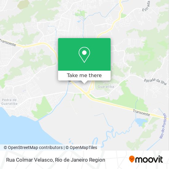 Rua Colmar Velasco map