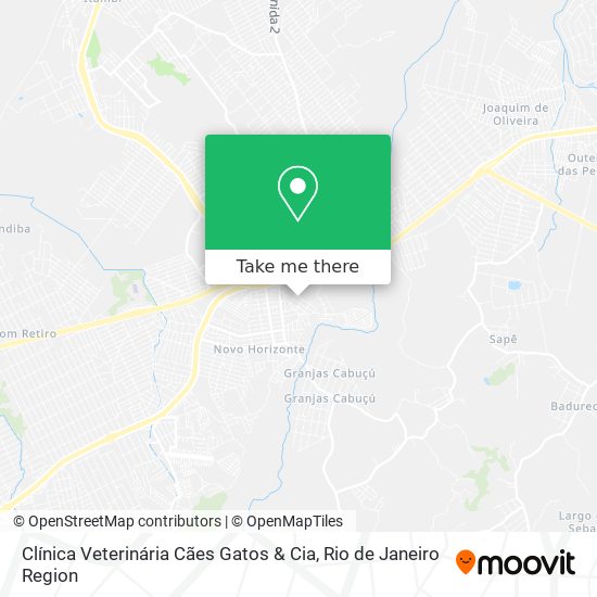 Clínica Veterinária Cães Gatos & Cia map