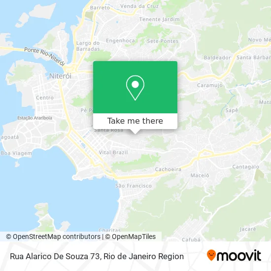 Rua Alarico De Souza 73 map