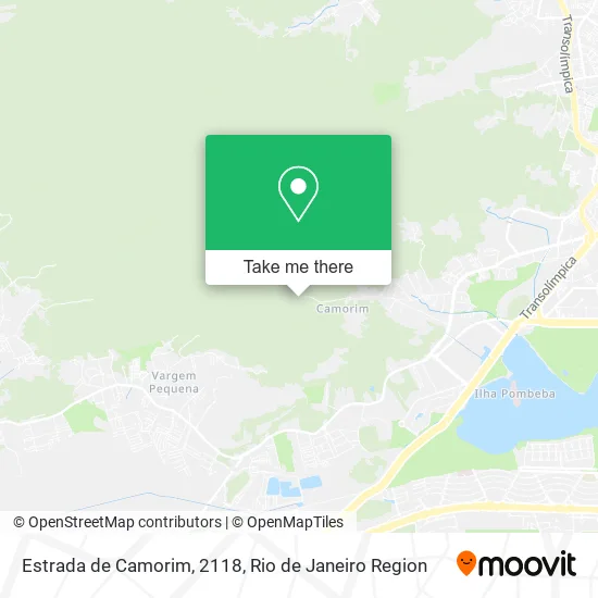 Estrada de Camorim, 2118 map