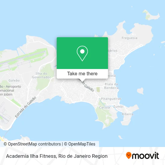 Academia Ilha Fitness map