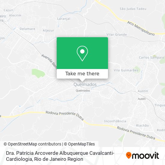 Dra. Patrícia Arcoverde Albuquerque Cavalcanti-Cardiologia map