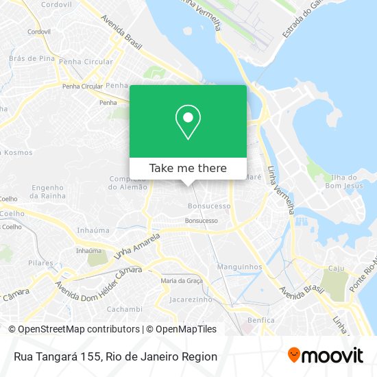 Rua Tangará 155 map