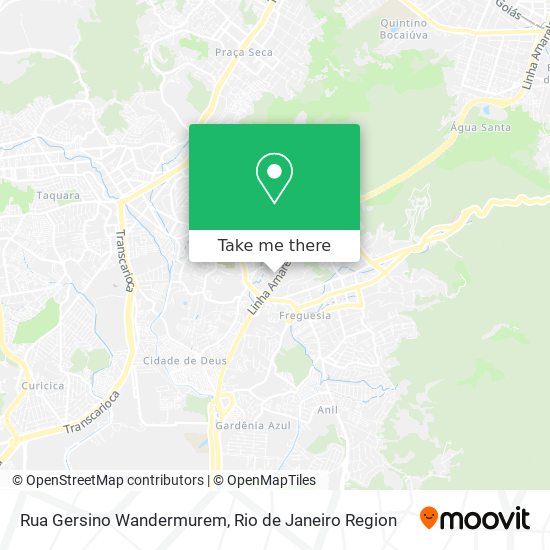 Rua Gersino Wandermurem map