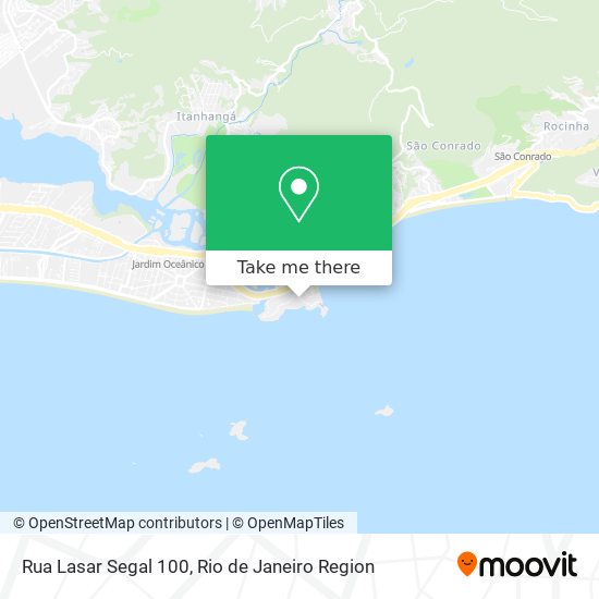 Rua Lasar Segal 100 map
