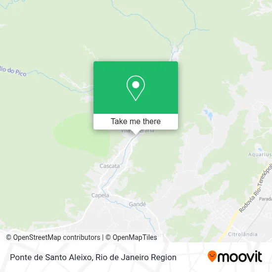 Ponte de Santo Aleixo map