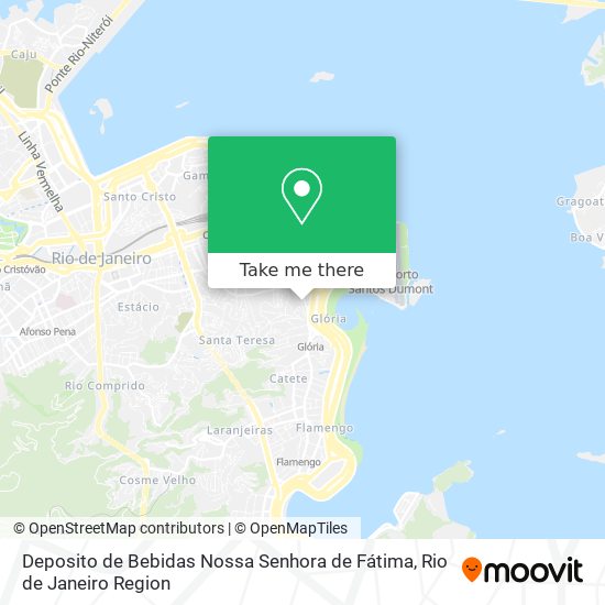 Mapa Deposito de Bebidas Nossa Senhora de Fátima