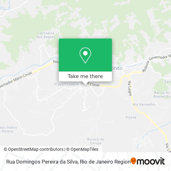 Rua Domingos Pereira da Silva map