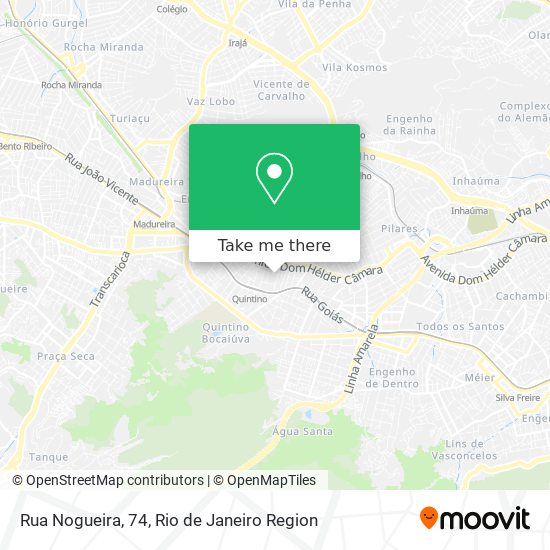 Mapa Rua Nogueira, 74