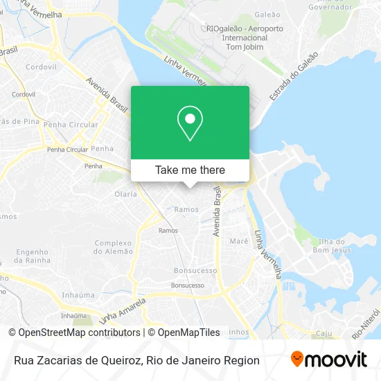 Rua Zacarias de Queiroz map