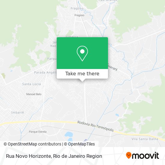Rua Novo Horizonte map