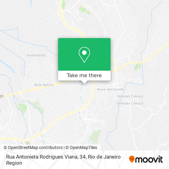 Mapa Rua Antonieta Rodrigues Viana, 34