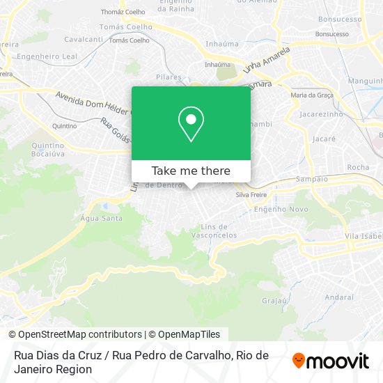 Rua Dias da Cruz / Rua Pedro de Carvalho map