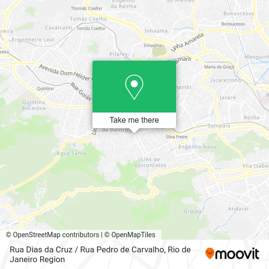 Rua Dias da Cruz / Rua Pedro de Carvalho map