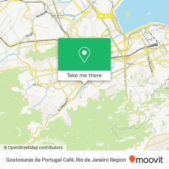 Mapa Gostosuras de Portugal Café