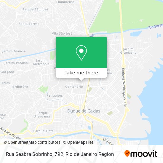 Mapa Rua Seabra Sobrinho, 792