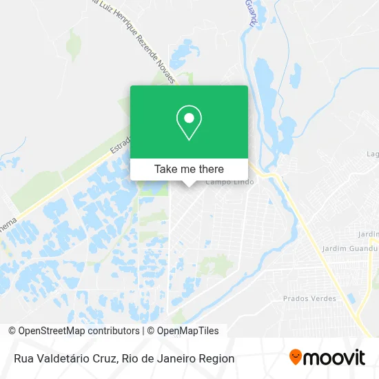 Rua Valdetário Cruz map