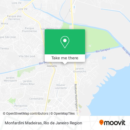 Monfardini Madeiras map