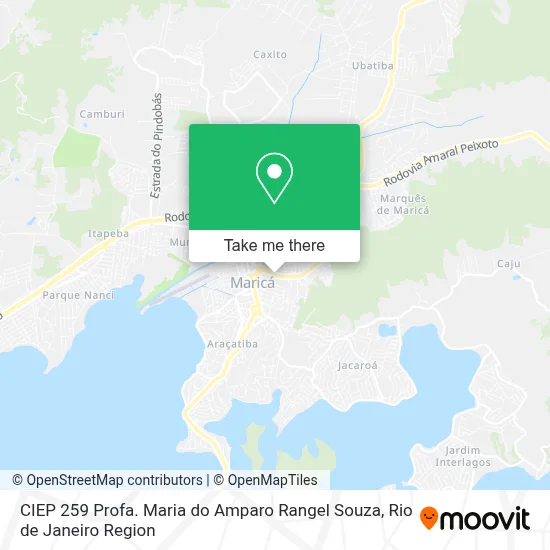 CIEP 259 Profa. Maria do Amparo Rangel Souza map