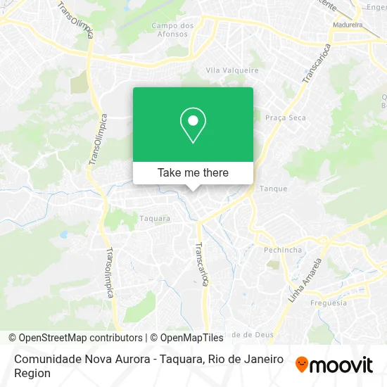 Comunidade Nova Aurora - Taquara map