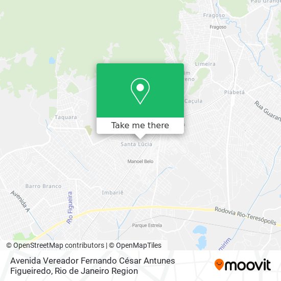 Avenida Vereador Fernando César Antunes Figueiredo map