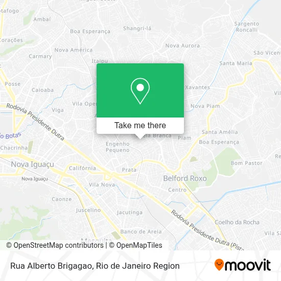 Rua Alberto Brigagao map