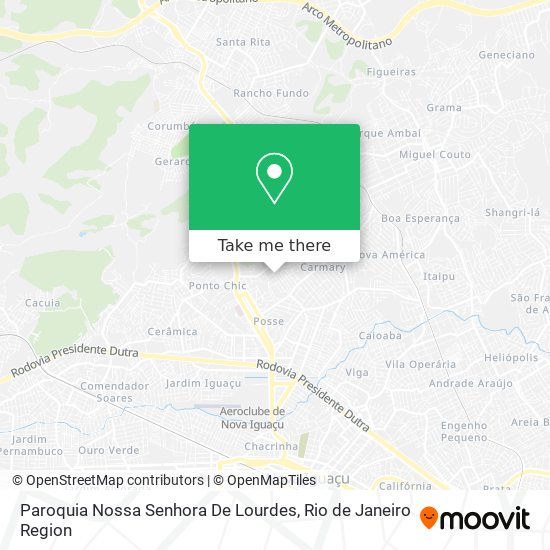 Paroquia Nossa Senhora De Lourdes map