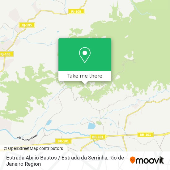 Estrada Abílio Bastos / Estrada da Serrinha map