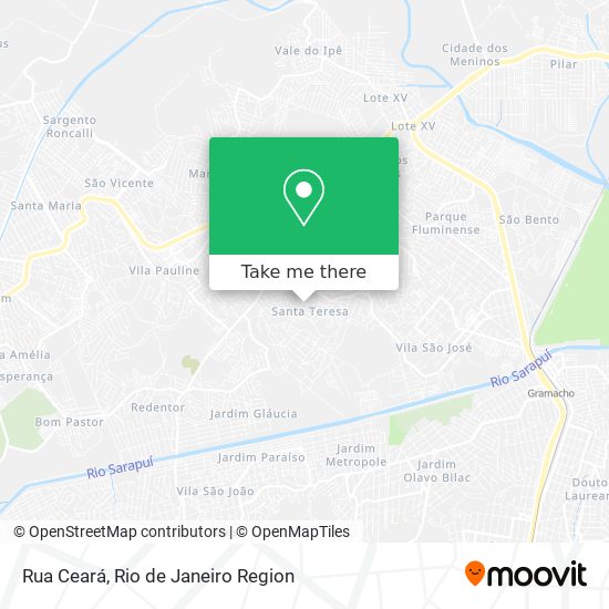Rua Ceará map