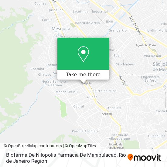 Biofarma De Nilopolis Farmacia De Manipulacao map